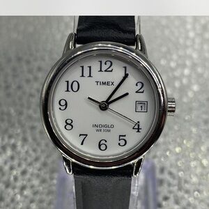 Timex Black Strap Silver Case Smartwatch